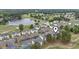 Aerial view of community with lake and golf course at 664 Tupelo Ln. # 8A, Longs, SC 29568