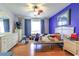 Bedroom with hardwood floors and ceiling fan at 9664 Middleton Ct., Murrells Inlet, SC 29576