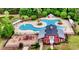 View of the community pool, recreation center and playground, perfect for Gathering fun at 1065 Harvester Circle, Myrtle Beach, SC 29579