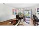 Cozy dining area featuring chandelier, rug, and sliding glass door at 1065 Harvester Circle, Myrtle Beach, SC 29579