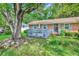 Well-maintained brick home features a cozy front porch and beautiful landscaping at 1104 Ragin St., Myrtle Beach, SC 29577