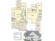 Detailed floor plan of the 5-bedroom home, showcasing the layout and square footage at 1142 Fiddlehead Way, Myrtle Beach, SC 29579