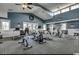 Well-equipped community gym with various cardio and weight training machines for resident use at 1142 Fiddlehead Way, Myrtle Beach, SC 29579