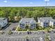 Aerial view showcasing the community with well-maintained landscaping and convenient parking at 1290 River Oaks Dr. # 7H, Myrtle Beach, SC 29579