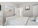 Cozy bedroom featuring stylish decor, soft lighting, and a serene color palette at 1290 River Oaks Dr. # 7H, Myrtle Beach, SC 29579