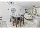 Cozy dining area with comfortable seating and stylish decor at 1290 River Oaks Dr. # 7H, Myrtle Beach, SC 29579