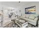 Spacious living room flows into dining and kitchen area at 1290 River Oaks Dr. # 7H, Myrtle Beach, SC 29579