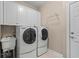 Well-lit laundry room with a washer, dryer, utility sink, and ample cabinet space for storage at 1315 Cherry Dr., Surfside Beach, SC 29575