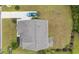 Aerial view of roof and driveway showing landscaping at 1325 Bermuda Grass Dr., Myrtle Beach, SC 29579