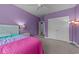 Bedroom with accent wall, carpet, and ceiling fan at 1325 Bermuda Grass Dr., Myrtle Beach, SC 29579