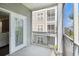 Charming balcony features natural lighting, perfect for relaxation and outdoor enjoyment at 189 Ella Kinley Circle # 201, Myrtle Beach, SC 29588