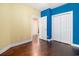 Comfortable bedroom features hardwood floors, a closet, and neutral walls, perfect for sleep at 189 Ella Kinley Circle # 201, Myrtle Beach, SC 29588