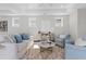 Cozy living room featuring neutral decor, hardwood floors, and large windows for natural light at 1946 Indigo Cove Ln, Calabash, NC 28467