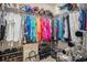 Spacious walk-in closet with ample hanging space, shelving, and shoe racks for organization at 2016 Willow Run Dr. # B, Little River, SC 29566