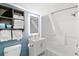Well-lit bathroom features a shower/tub combo and organized amenities at 2301 S Ocean Blvd. # 621, Myrtle Beach, SC 29577
