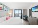Inviting bedroom with balcony access and ocean views at 2301 S Ocean Blvd. # 621, Myrtle Beach, SC 29577