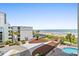 Amazing beach view complete with palm trees, pool, and easy beach access at 2401 S Ocean Blvd. # 351, Myrtle Beach, SC 29577
