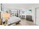 Cozy bedroom with modern amenities, a comfortable bed, and a relaxing atmosphere at 2401 S Ocean Blvd. # 351, Myrtle Beach, SC 29577