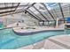 A fully enclosed lazy river with lounge seating at 2401 S Ocean Blvd. # 351, Myrtle Beach, SC 29577