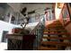 Ornate staircase leading to an open hallway at 329 Kauffman St., Georgetown, SC 29440