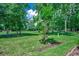 Lush backyard featuring mature trees, perfect for outdoor activities and relaxation at 4294 Rivergate Ln., Little River, SC 29566