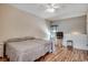Bedroom with wood floors, natural light, and neutral walls at 4294 Rivergate Ln., Little River, SC 29566