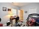 Adaptable room as a gym/office, complete with desk area, fitness equipment, and great natural light at 4811 Innisbrook Ct. # 306, Myrtle Beach, SC 29579