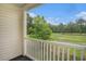 Balcony view overlooking a golf course and lush greenery, perfect for relaxing outdoors at 488 River Oaks Dr. # 61N, Myrtle Beach, SC 29579