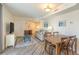 Relaxing living area featuring dining table and comfortable seating at 504 N Ocean Blvd. # 1711, Myrtle Beach, SC 29577