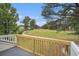 View from the deck overlooking the backyard and the picturesque golf course beyond the trees at 511 Colonial Trace Dr. # 7-C, Longs, SC 29568