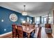 Bright dining room and living room area featuring wood floors and ocean views at 5300 N Ocean Blvd. N # 1120, Myrtle Beach, SC 29577
