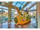 Fun submarine-themed indoor play area with water features and decorative nautical elements at 5300 N Ocean Blvd. N # 1120, Myrtle Beach, SC 29577