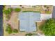 Aerial shot showcasing the house, roof, driveway, and surrounding landscaping at 535 Wildflower Trail, Myrtle Beach, SC 29579