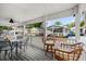 Relaxing covered porch with comfortable seating, perfect for entertaining at 6001 - 1805 S Kings Hwy., Myrtle Beach, SC 29575