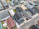 Bird's-eye view of a residential area with varied roof colors, neat street layouts, and cozy homes at 6001-1454 S Kings Hwy., Myrtle Beach, SC 29575