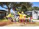 Gathering Campground, your home away from home, with charming themed benches at 6001-1454 S Kings Hwy., Myrtle Beach, SC 29575