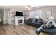 Comfortable living room with a fireplace, plush seating, and a relaxing atmosphere at 6001-1454 S Kings Hwy., Myrtle Beach, SC 29575