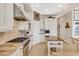 Bright and modern kitchen featuring stainless steel appliances, tiled backsplash, and butcher block island at 603 Sea Island Way, North Myrtle Beach, SC 29582