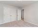 Bedroom with double closet providing easy access and offering efficient storage solutions at 608 Woodside Dr., Conway, SC 29526