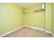 Small closet with wire shelving and neutral walls, offering practical storage solutions in a compact space at 6172 Catalina Dr. # 515, North Myrtle Beach, SC 29582