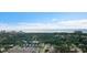 Picturesque aerial view showcasing a charming neighborhood and the ocean at 6304 Timberline Dr. # B, Myrtle Beach, SC 29572