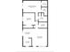 Detailed floor plan showing layout of rooms, including kitchen and primary bedroom at 6304 Timberline Dr. # B, Myrtle Beach, SC 29572