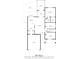 Floor plan showcasing the layout of the home, including living room, bedrooms, kitchen, and outdoor spaces at 691 Sandberg St., Surfside Beach, SC 29575