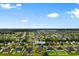 Beautiful aerial view of the community with mature trees, pond and great curb appeal at 696 Rambler Ct., Myrtle Beach, SC 29588
