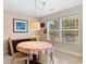 Cozy dining area featuring natural light and neutral paint, ideal for casual meals and entertaining at 696 Rambler Ct., Myrtle Beach, SC 29588