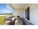 Comfortable porch featuring seating with a view of the water at 850 Farmers Passage Loop, Loris, SC 29569