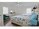 Bright bedroom featuring two beds, hardwood floors and a dresser at 867 Cardinal Pl., North Myrtle Beach, SC 29582