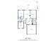 Detailed floor plan showcasing the layout of the house with dimensions of each room and total square footage at 901 Southwind Ct., Garden City Beach, SC 29576