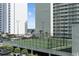 View of a tennis court near the parking garage and other resort buildings at 9400 Shore Dr. # 509, Myrtle Beach, SC 29572