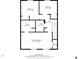 Floor plan of the home's second floor, showing bedrooms, baths, and walk-in closet with dimensions for convenient layout visualization at 951 Plantation Dr. # F8, Little River, SC 29566